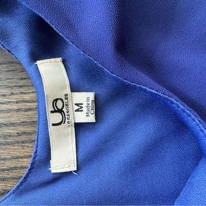 Royal blue sheer dress